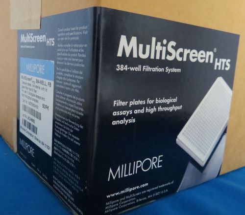 Millipore MultiScreenHTS 384 FB Filter Plate 1.0/0.65 µm # MZFBN0W50 Qty 40