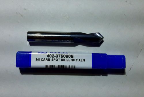 3/8&#034;, 90 deg. Carbide N/C Spot Drill, TiAlN Coated 402-375090B monster tool