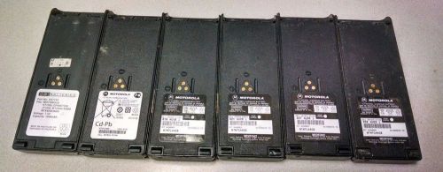 Lot of 6 Motorola Battery HT1000 HT6000 MTS2000 MT2000 MTX8000 MTX9000 JT1000