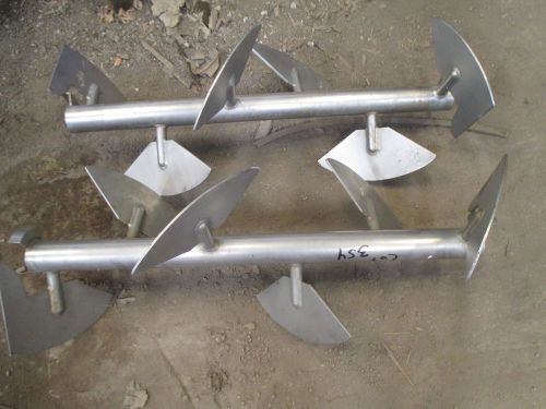 STAINLESS BLENDER MIXER PADDLE BLADES 6 FT X 14 INCH WIDE
