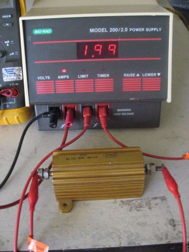 Bio-RAD 200/2.0 Power Supply 0-200V, 2A DC TESTED!