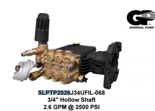 PRESSURE WASHER PUMP - Plumbed - GP TP2526J34UFIL - 2.5 GPM - 2400 PSI  3400 RPM