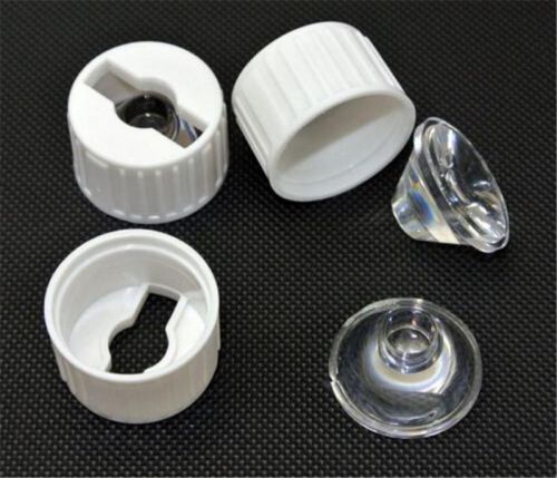 10pcs 30degrees led Lens for 1W 3W 5W Hight Power LED with holder SP