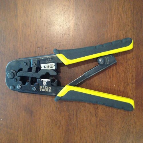 Klein Tools VDV226-011 Ratcheting Modular Cut Crimper Stripper Data/Voice