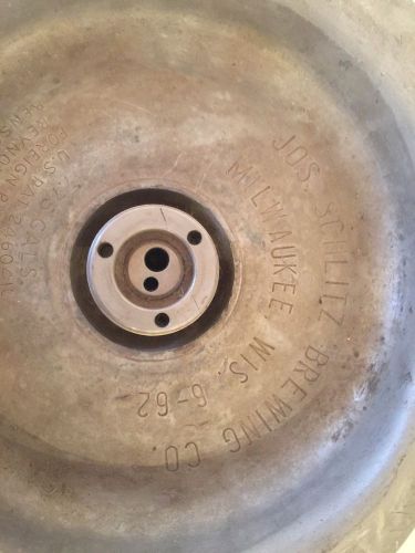 Vintage Aluminum Jos. Schlitz Brewing Co Pony Keg Steampunk Industrial