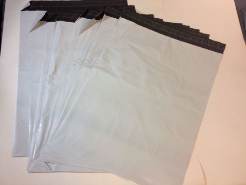 100 12x15.5 Poly Mailers Envelopes White USPS FedEx UPS Bag Mil 2 Mil 12 X 15.5