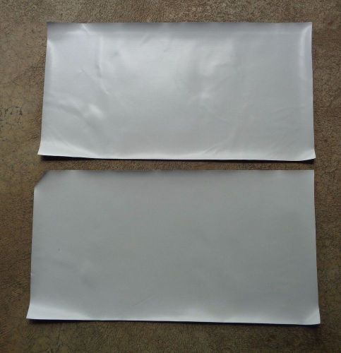 2 PACK White Matte 15 1/8&#034; x 8&#034; Magnetic Sign Blanks