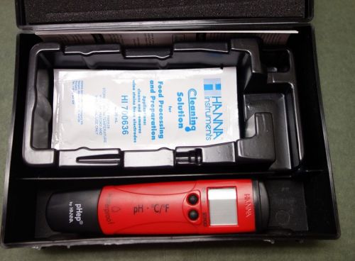Hanna phep® 4 portable waterproof pocket ph/temperature meter, for sale