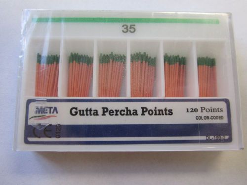 Meta Gutta Percha Points #35 120 Points