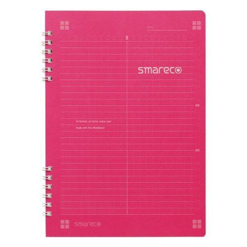 Nakabayashi Co Ltd - Smareco Notebook/ A5 Size/ 50 Sheets/100 Pages 6mm Line