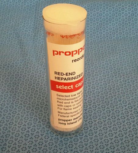 PROPPER- Capillary Tubes, pack of 100 tubes