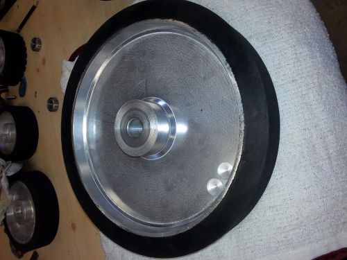 14&#034; solid contact wheel for 2x72 belt sander grinder for sale