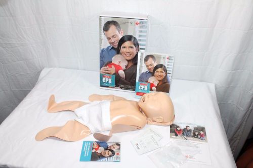 American Hrt Assoc INFANT BABY CPR lifeguard Training Practice Manikin Kit NEW