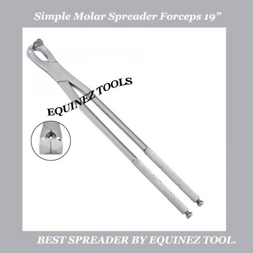19&#034; Equine Molar Spreader Forceps with Pouch, Stainles Steel,Equine dental