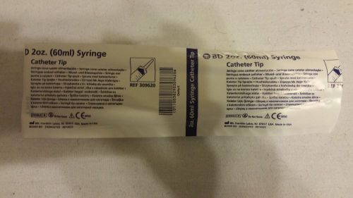 LOT OF 10 BD-2oz (60ml) Catheter-Tip Syringe w/Tip Shield REF-309620-NEW-Sealed