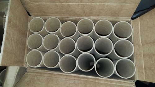 LOT OF 18 SHIPPING TUBES WITH END CAPS 36&#034; X 2&#034;
