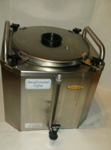 Fetco lbd6 6 gallon portable satellite coffee tea thermal dispenser commercial for sale