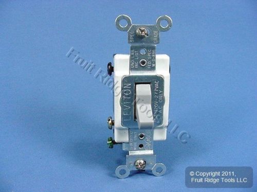 Leviton Gray 4-Way COMMERCIAL Toggle Wall Light Switch 15A CS415-2GY