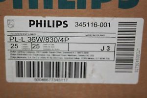 NEW 20 BULBS Philips  34511-6 - PL-L 36W/830/4P - 36 Watt CFL Light Bulb