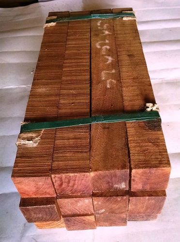 Pack of 12 Teak Wood Boards. Each at roughly 21&#034; x 2&#034; x 2&#034;. Water proof outdoor