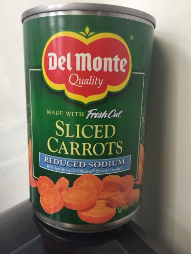 Del Monte Fresh Cut Sliced Carrot reduced sodium, 14.5 Ounce -- 12 per case.