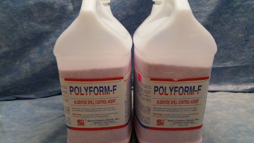Sasco Formaldehyde Control Polyform F  2.5 Gal Bottles Lot of 2 New GS-2536