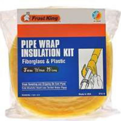 Fiberglass pipe kit 3x1/2x25ft thermwell products pipe wrap - fiberglass sp41x for sale