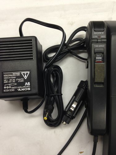 SONY BM-840 Transcriber Dictation Machine Micro-Cassette HU-80 microphone