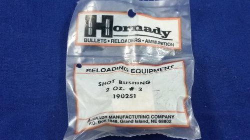 NEW Hornady Shot Bushing 2 OZ #2, Reloading Tool, 190251 - Expedited Shipping