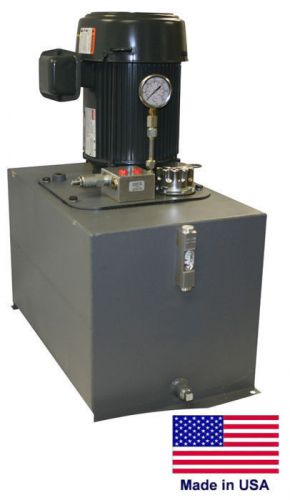 Hydraulic power system self contained - 230/460v - 3 ph - 5 hp  15 gal - 16 gpm for sale
