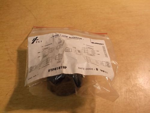 NEW FCI Burndy UTG UTP Bantam UTP 61619P Connector *FREE SHIPPING*