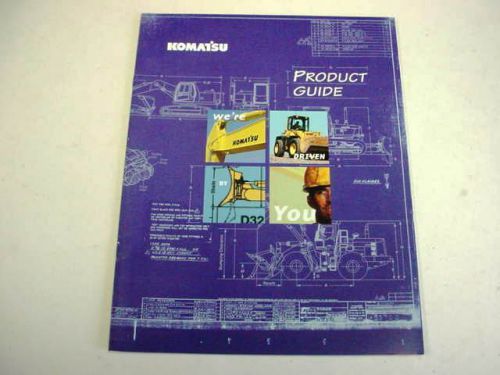 Komatsu Full Line Product Catalog Color Brochure