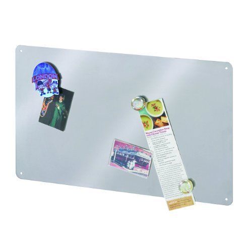 STEELMASTER Flat Style Magnetic Board, 18.5 x 11.5 Inches, Silver 270111950