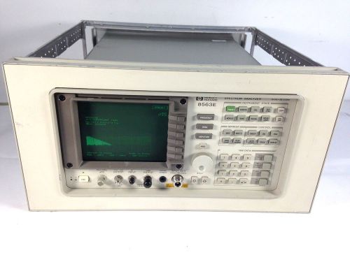 HP 8563E Spectrum Analyzer 9 kHz to 26.5 GHz Rack Mass Memory Agilent Keysight