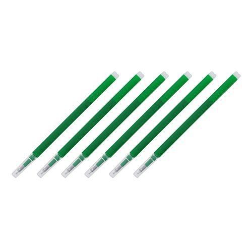 Pilot FriXion Eraseable Gel Ink Pen Refills, Fine Point, Green Ink, Pack of 6