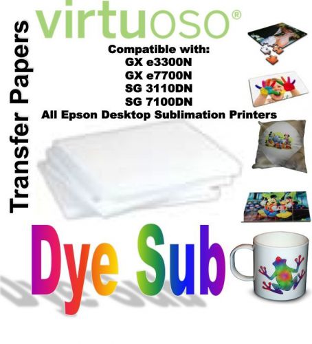 Sawgrass virtuoso sg400 transfer paper dye sublimation 200 sheets. for sale