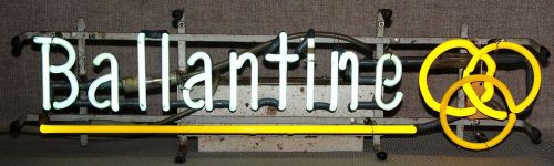 1940&#039;s Ballantine indoor neon sign advertising sign fully functional