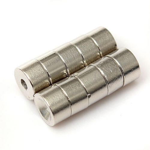 10pcs n50 7mmx4mm disc rare earth neodymium magnets countersunk hole for sale