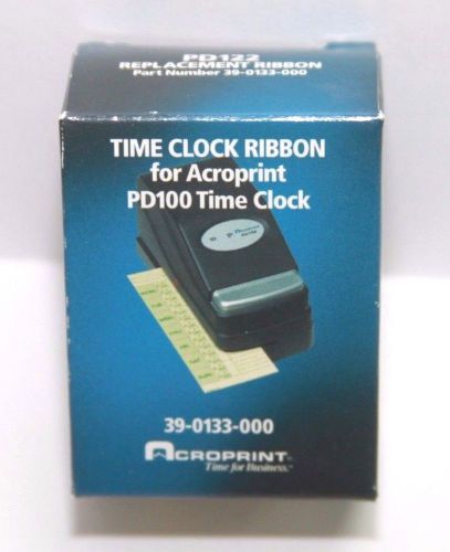 Acroprint PD122 Time Clock Ribbon for PD100 Time Clock, 39-0133-000