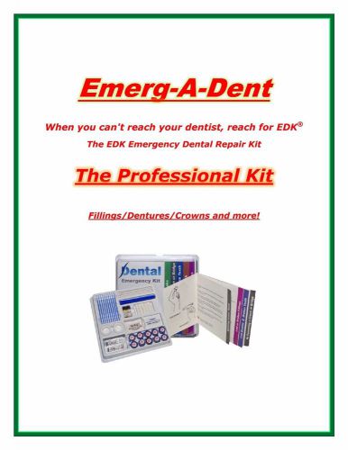 Emerg-a-dent professional dental emergency repair kit worlds most complete kit for sale