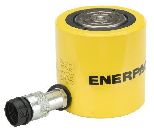Enerpac rcs-502 single-acting aluminum hydraulic cylinder with 50-ton capacity, for sale