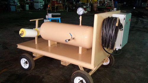 Manual water cart with tank and chromalox cir-5xx-kiii heat control for sale