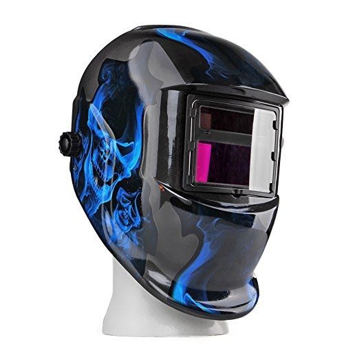 Flexzion Solar Powered Welding Helmet Auto Darkening Weld/Grind Selectable Mask
