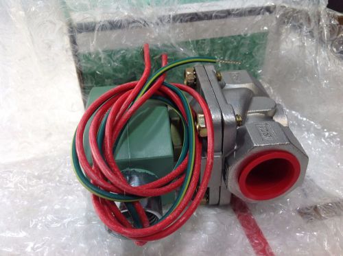 Asco red hat 8210g088 solenoid valve, 2/2,3/4 in, nc, 120v, ss # 1 for sale