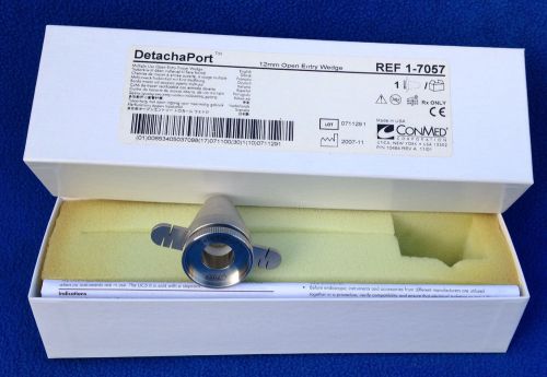 ConMed DetachPort 12mm Open Entry Wedge - Model 1-7057 - NEW IN BOX