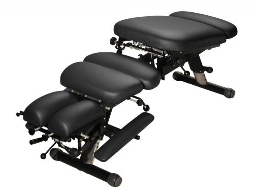Chiropractic therapy stationary massage table equipment iron 280- black for sale
