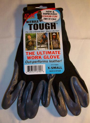 Atlas Glove Nitrile Tough The Ultimate Work Glove Size X-Small Brand New