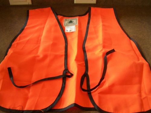 Northwest Territory Orange vest! One size fits all! New! Safety/hunting - plain.