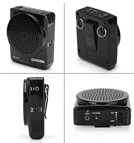Portable Waistband Portable Pa System with Headset Microphone Voice Amplifier,