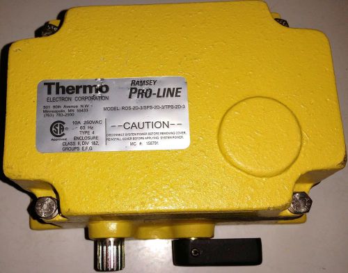 THERMO ELECTRON CORP RAMSEY PRO-LINE MODEL ROS-2D-3/SPS-2D-3/TPS-2d-3 RUN OFF SW